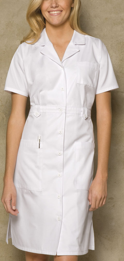 Dickies EDS Professional Whites Button Front Dress